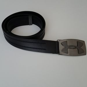 Men's Under Armour Black Leather Belt